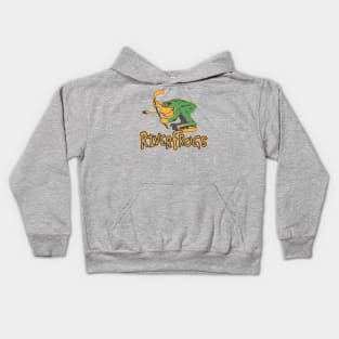 Defunct Louisville River Frogs Hockey Team Kids Hoodie